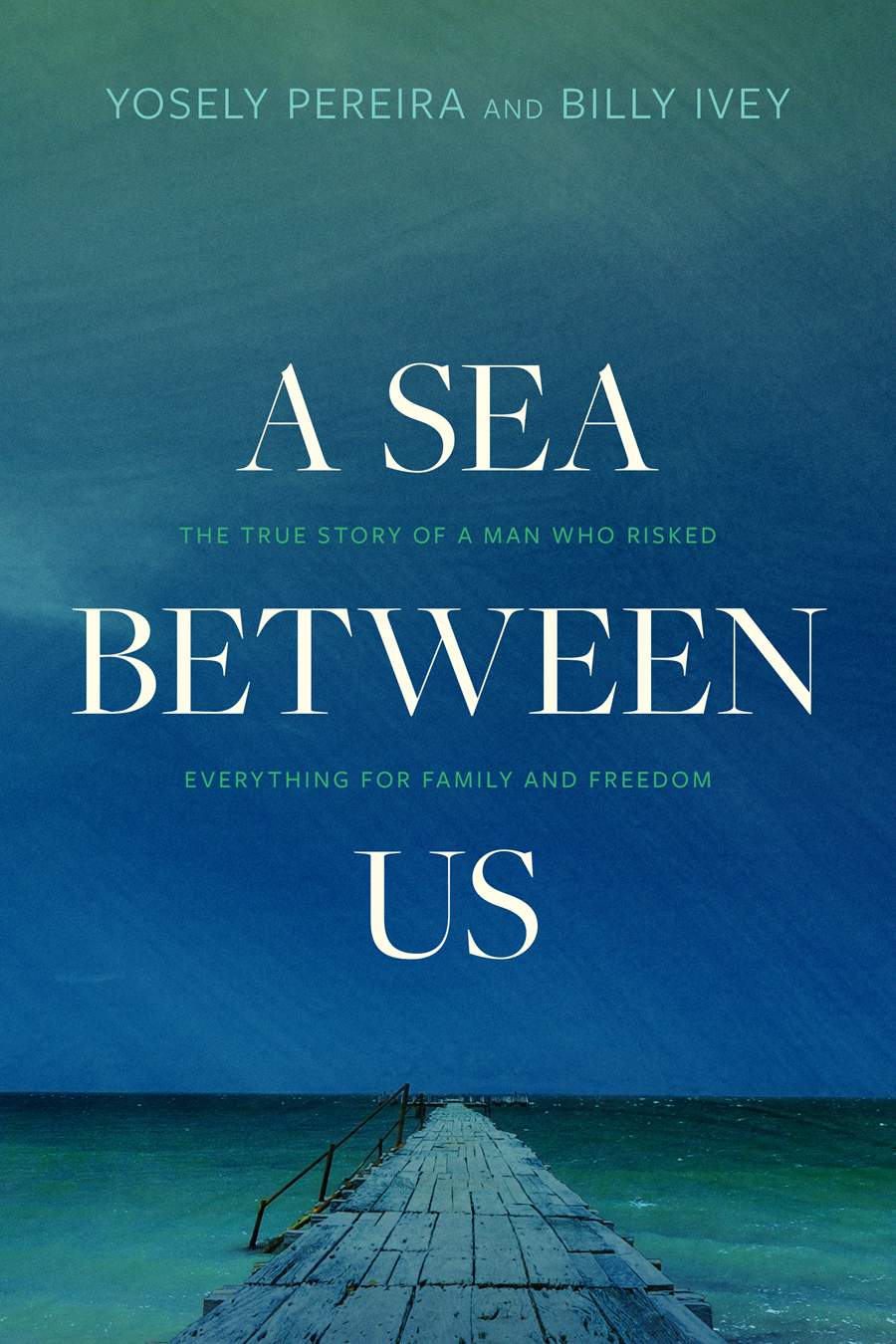Front cover of A Sea Between Us by Yosely Pereira