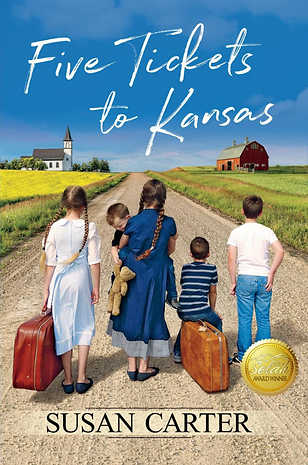 Front cover of Five Tickets to Kansas by Susan Carter
