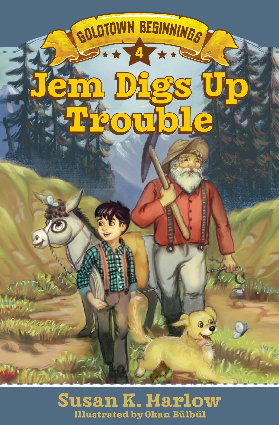 Front cover of Jem Digs Up Trouble by Susan K. Marlow.
