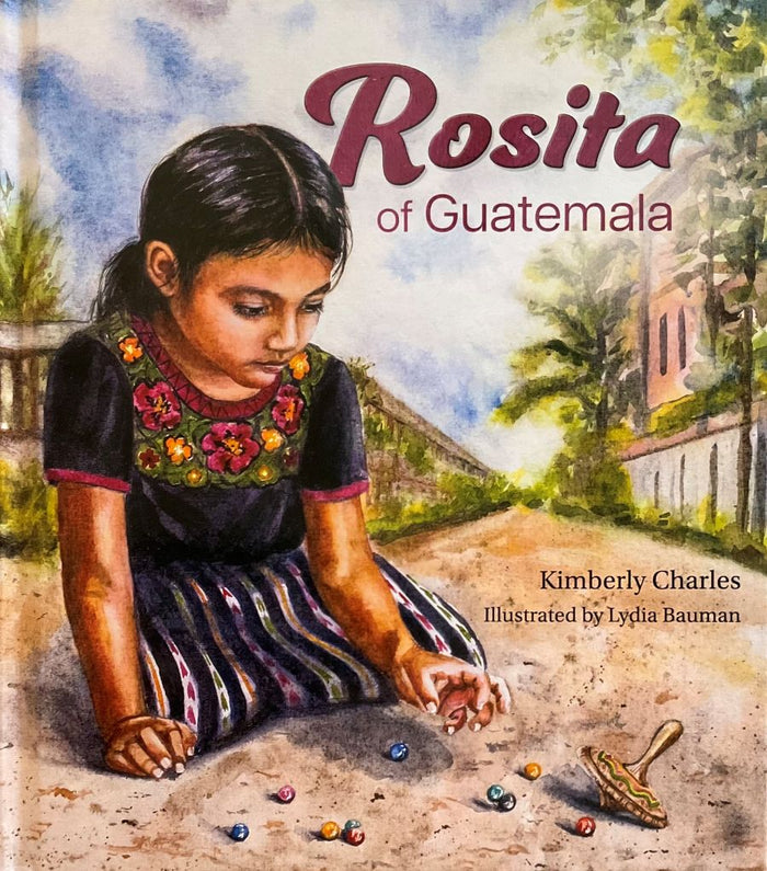 Book cover of 'Rosita of Guatemala' with a young girl in traditional clothing.