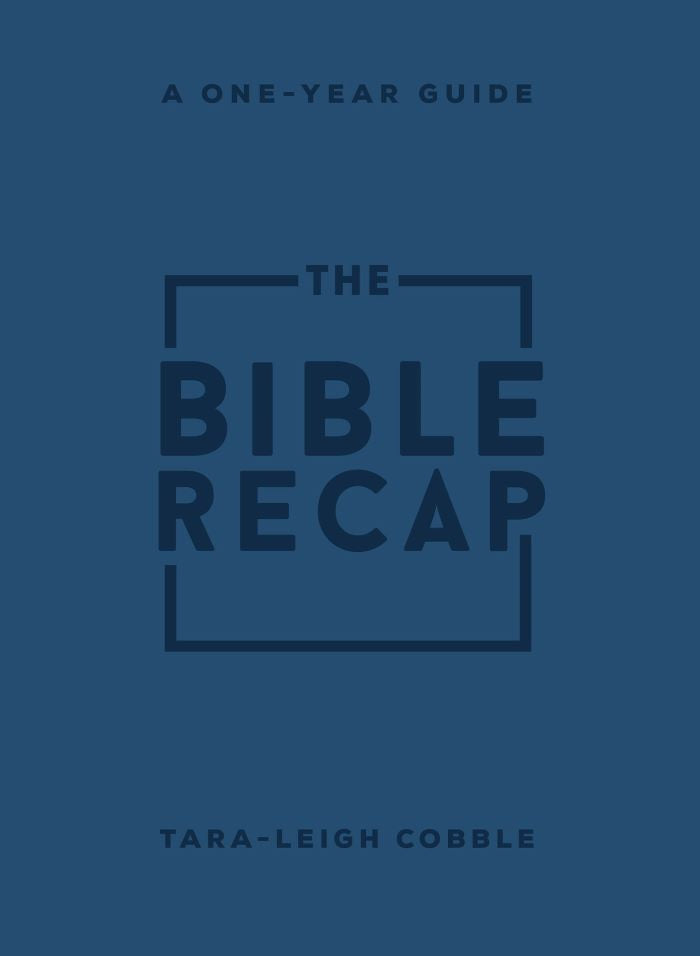 Front cover of The Bible Recap (personal size) by Tara-Leigh Cobble.