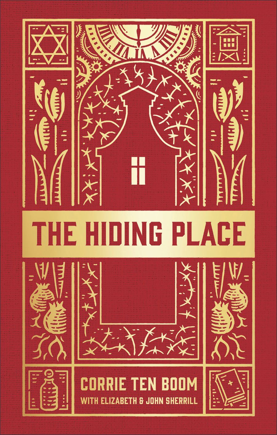 Front cover of The Hiding Place (hardcover) by Corrie Ten Boom.