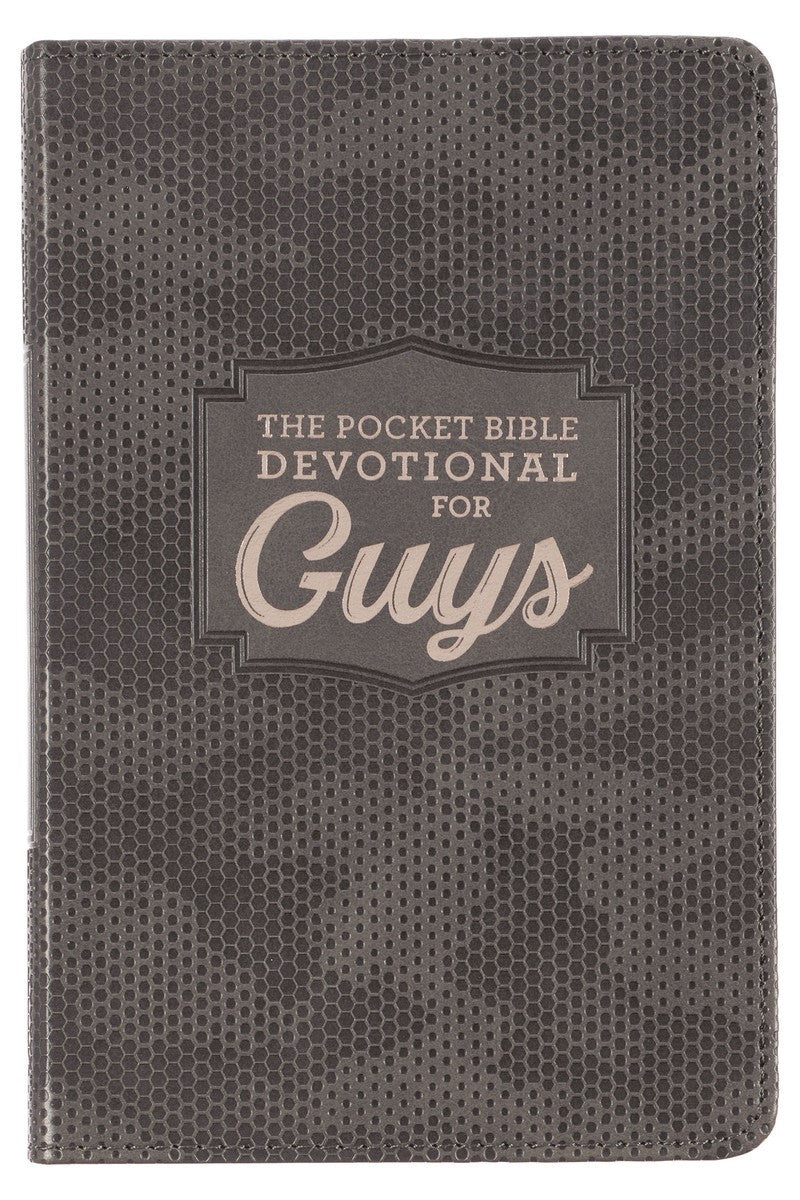 Front cover of The Pocket Bible Devotional for Guys.