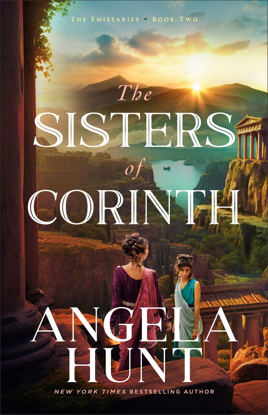 Front cover of The Sisters of Corinth by Angela Hunt.