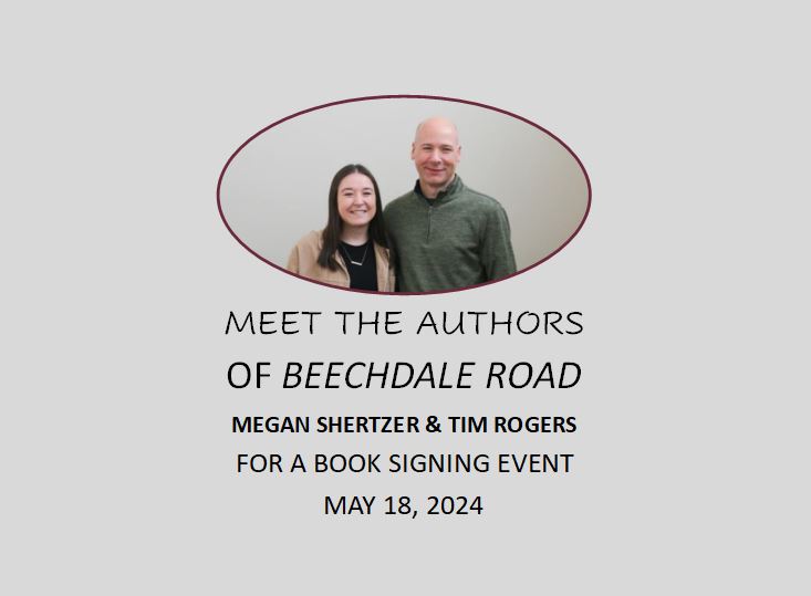 Meet the authors of Beechdale Road, Tim Rogers and Megan Shertzer.