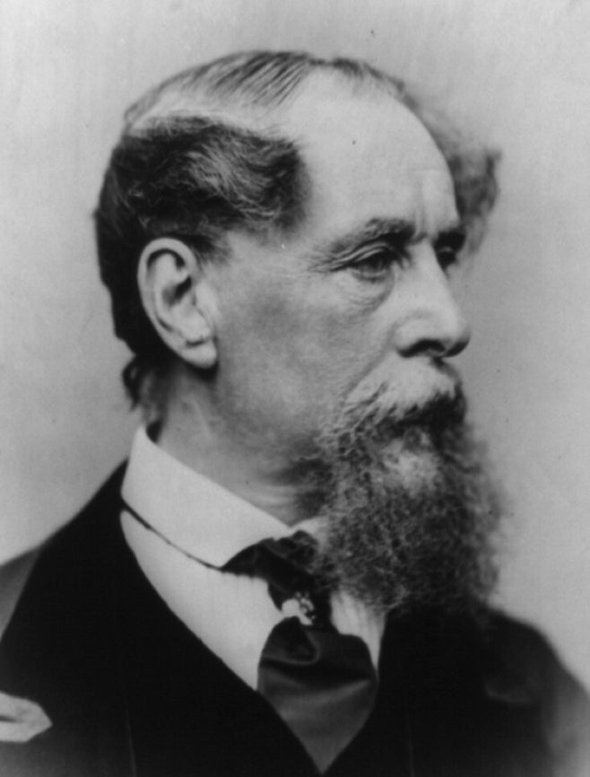 Photo of Charles Dickens.