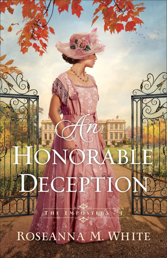 Front cover of An Honorable Deception by Roseanna M. White.