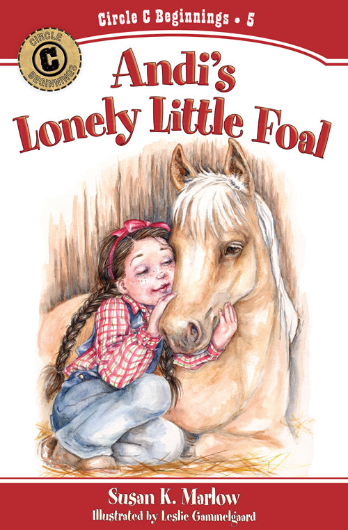 Front cover of Andi's Lonely Little Foal by Susan K. Marlow.