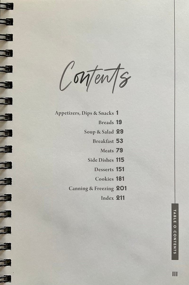 Inside page of Boundless Bites, a cookbook by Leah Schlabach.