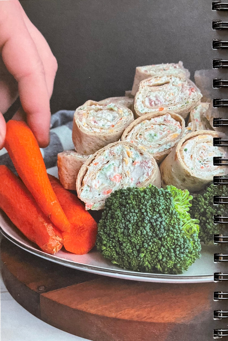 Inside page of Boundless Bites, a cookbook by Leah Schlabach.