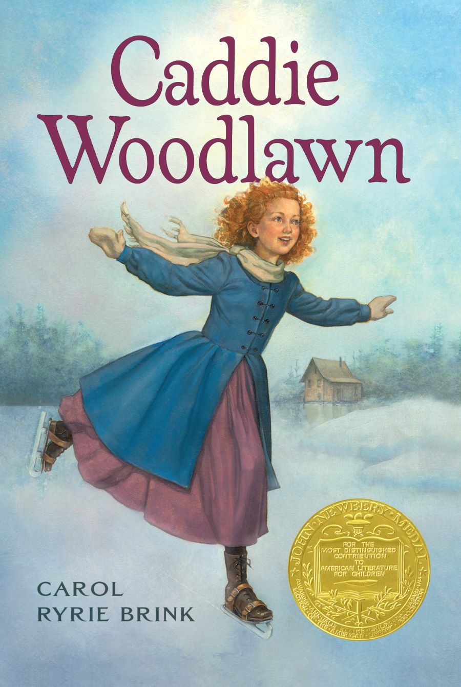 Front cover of Caddie Woodlawn by Carol Ryrie Brink.