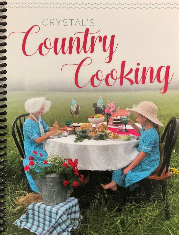 Front cover of Crystal's Country Cooking by Crystal Peachey.