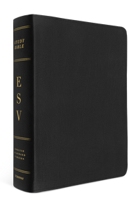 Image of ESV Study Bible, Genuine Leather, Indexed.