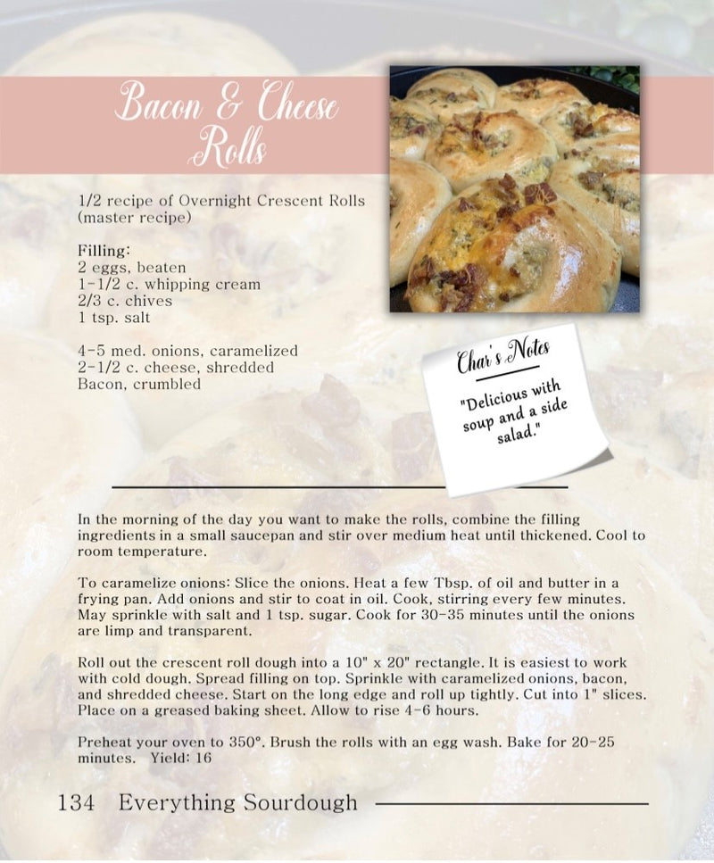 Inside page of Everything Sourdough by Charlene Yoder.