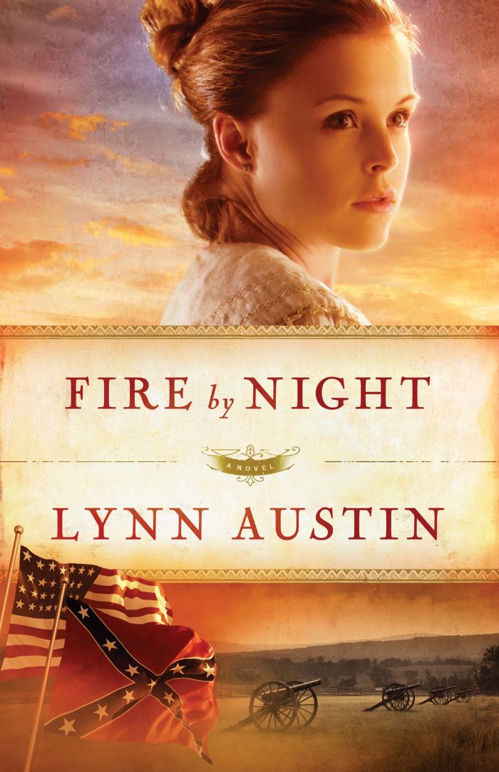 Front cover of Fire by Night by Lynn Austin.