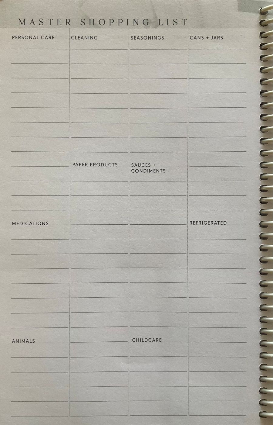 Inside page of the Homemaker's Friend 2026 Daily Planner by Sue Hooley.