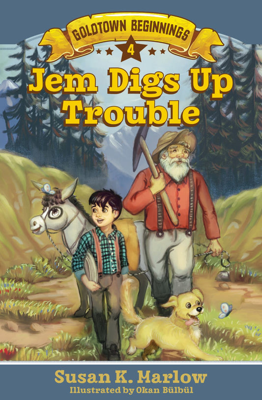 Front cover of Jem Digs Up Trouble by Susan K. Marlow.
