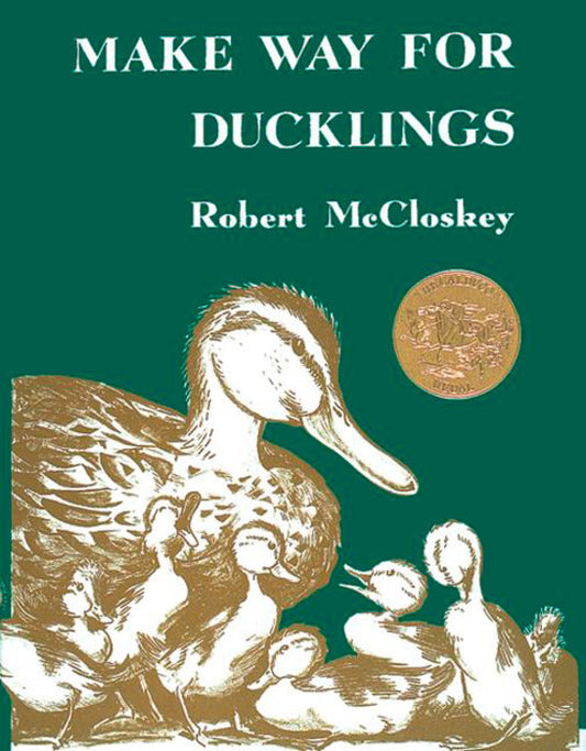 Front cover of Make Way For Ducklings by Robert McCloskey.