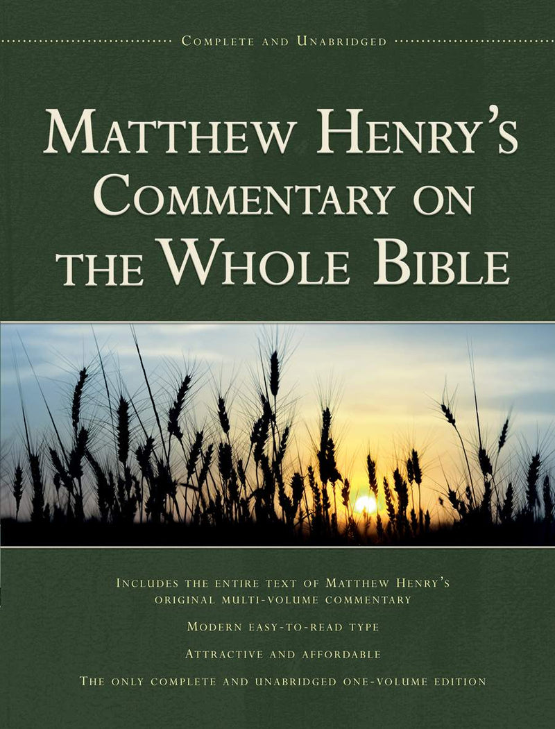 Front cover of Matthew Henry's Commentary On The Whole Bible.