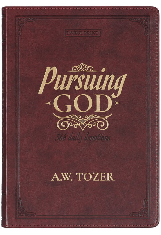 Front cover of Pursuing God by A. W. Tozer.