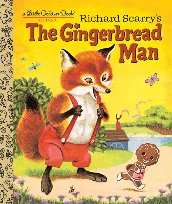 Front cover of Richard Scarry's The Gingerbread Man.