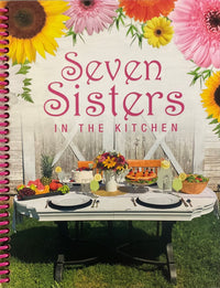 Front cover of Seven Sisters in the Kitchen cookbook.