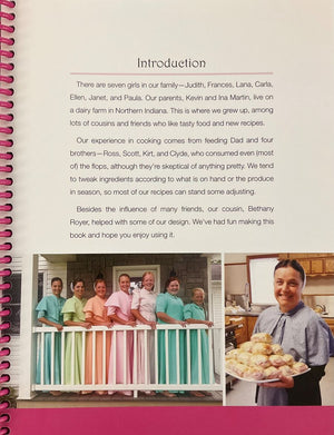 Introduction page of Seven Sisters in the Kitchen cookbook.