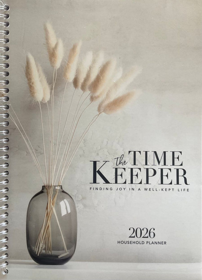 Front cover of The 2026 Time Keeper.