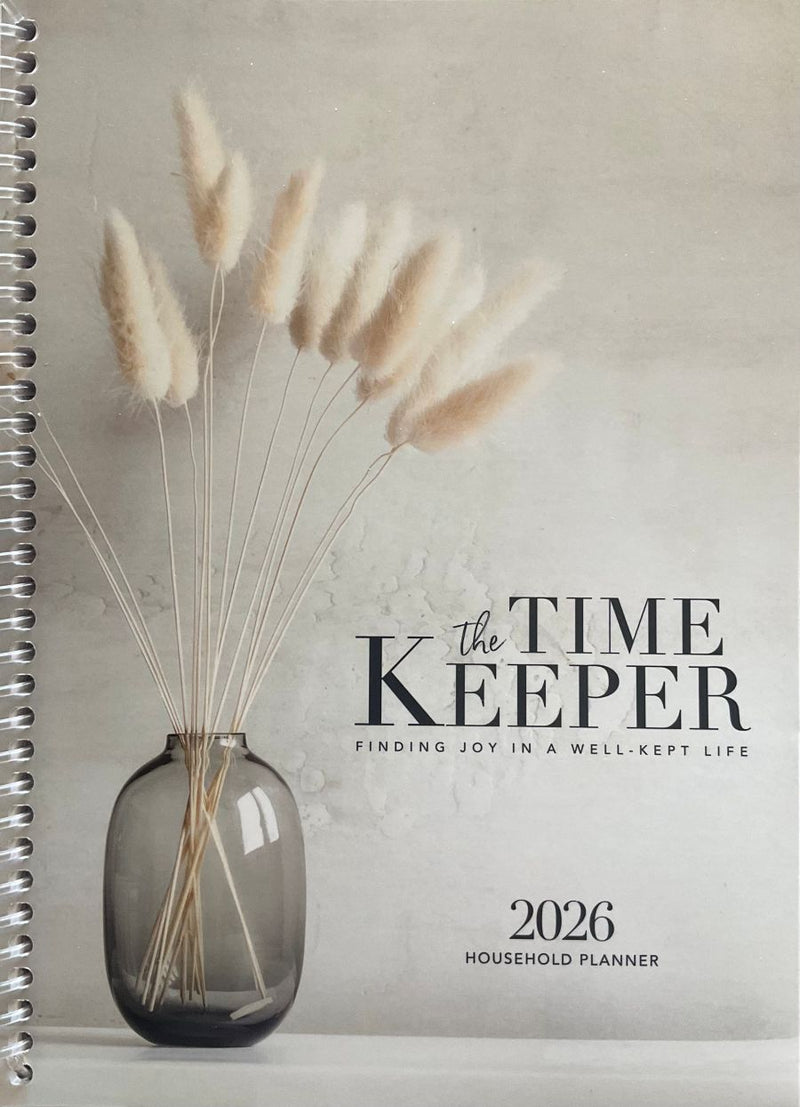 Front cover of The 2026 Time Keeper.