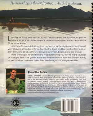 Back cover of The Alaskan Housewife Cookbook.