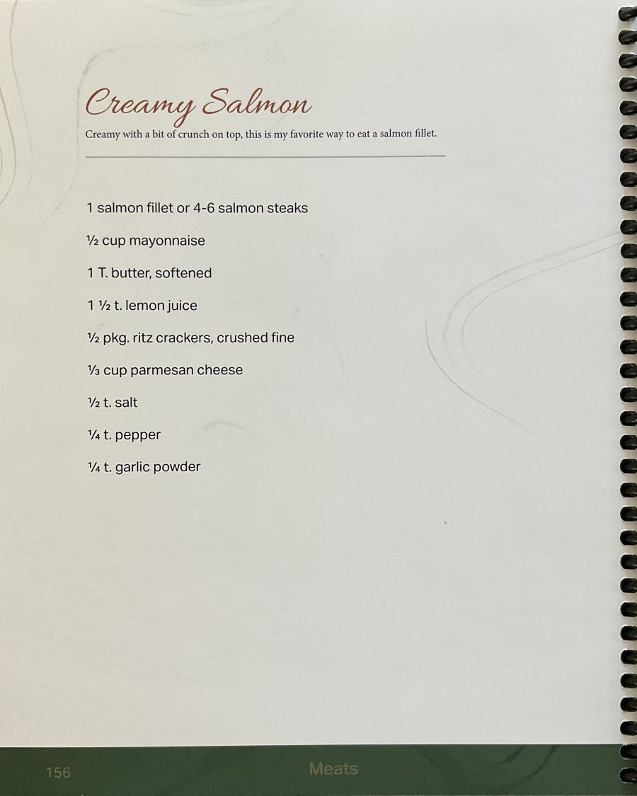 Sample page of The Alaskan Housewife Cookbook.