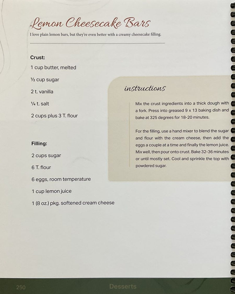 Sample page of The Alaskan Housewife Cookbook.