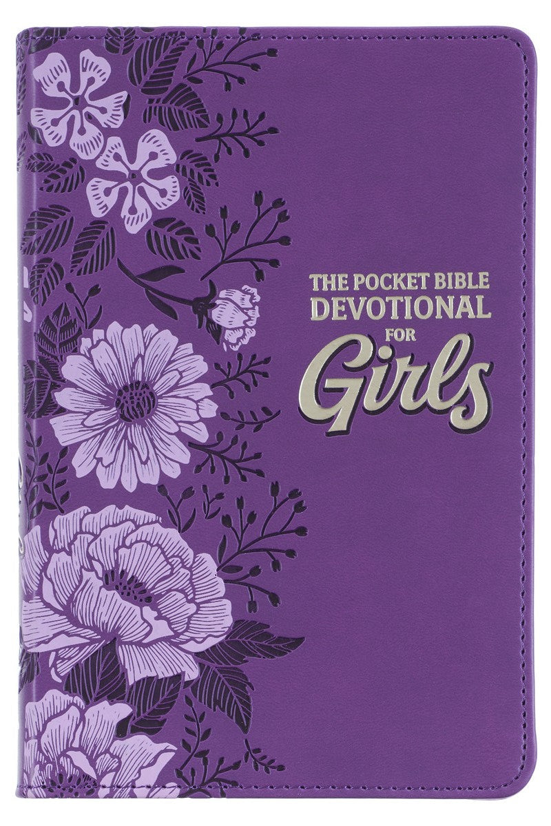 Front cover of The Pocket Bible Devotional for Girls.