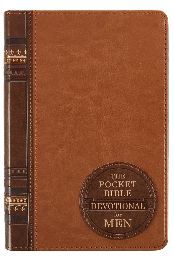 Front cover of The Pocket Bible Devotional for Men.