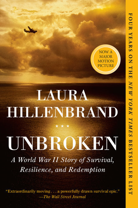 Front cover of Unbroken by Laura Hillenbrand