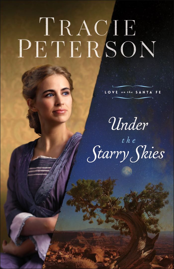 Front cover of Under the Starry Skies by Tracie Peterson.